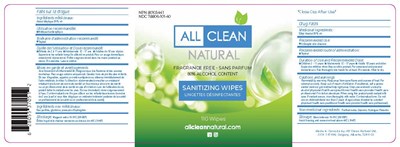 Acn Sanitinzing Wipes 110ct   Unified